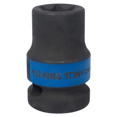 KING TONY (457516M) Головка торцевая ударная TORX Е-стандарт 1/2", E16