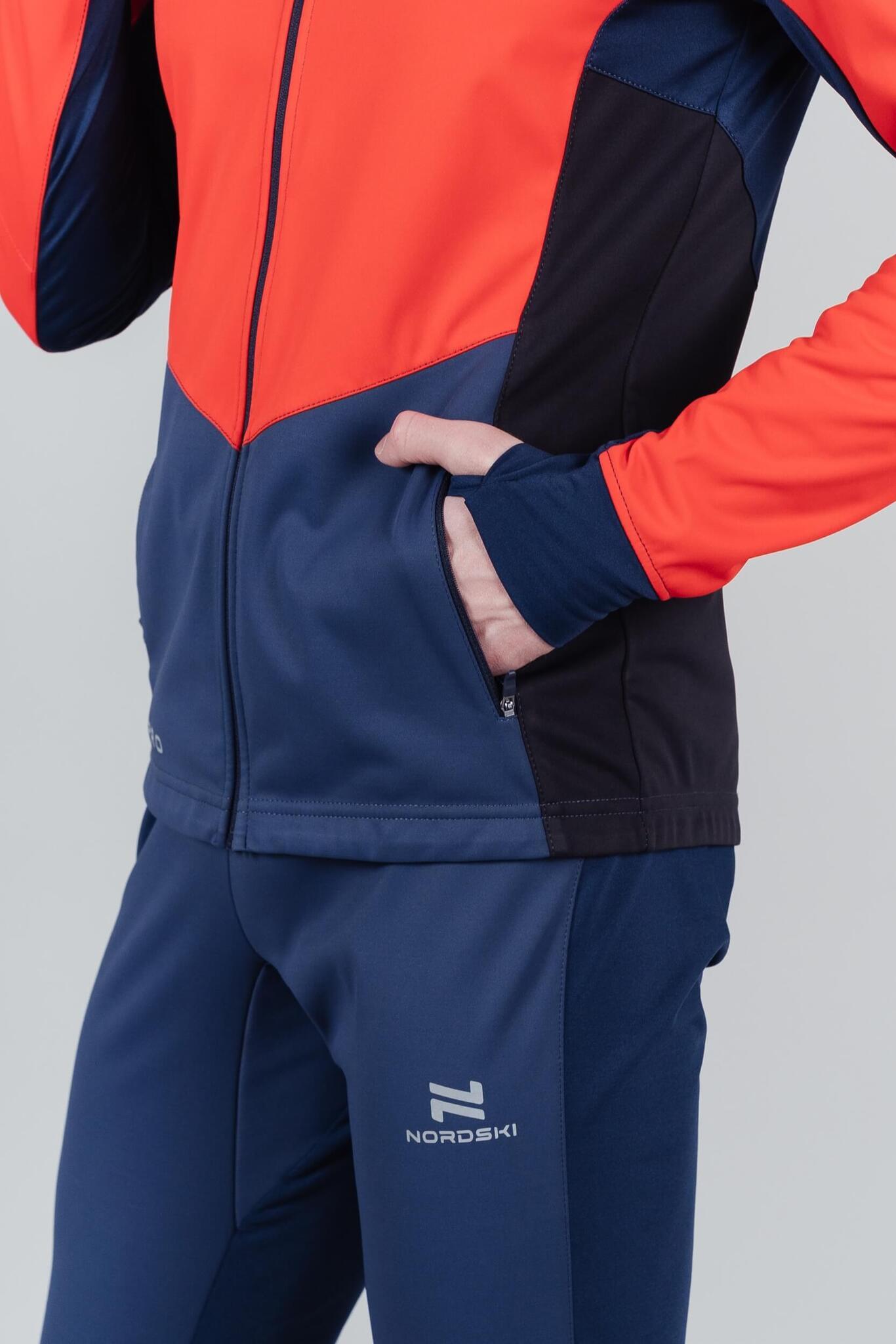 Nordski Pro лыжный костюм мужской синий-красный - 7