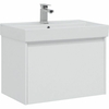 Aquanet Nova Lite 245243 Тумба с раковиной, цвет: белый глянец