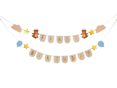 Гирлянда "Первый день рождения" [First Birthday] 2,55 м