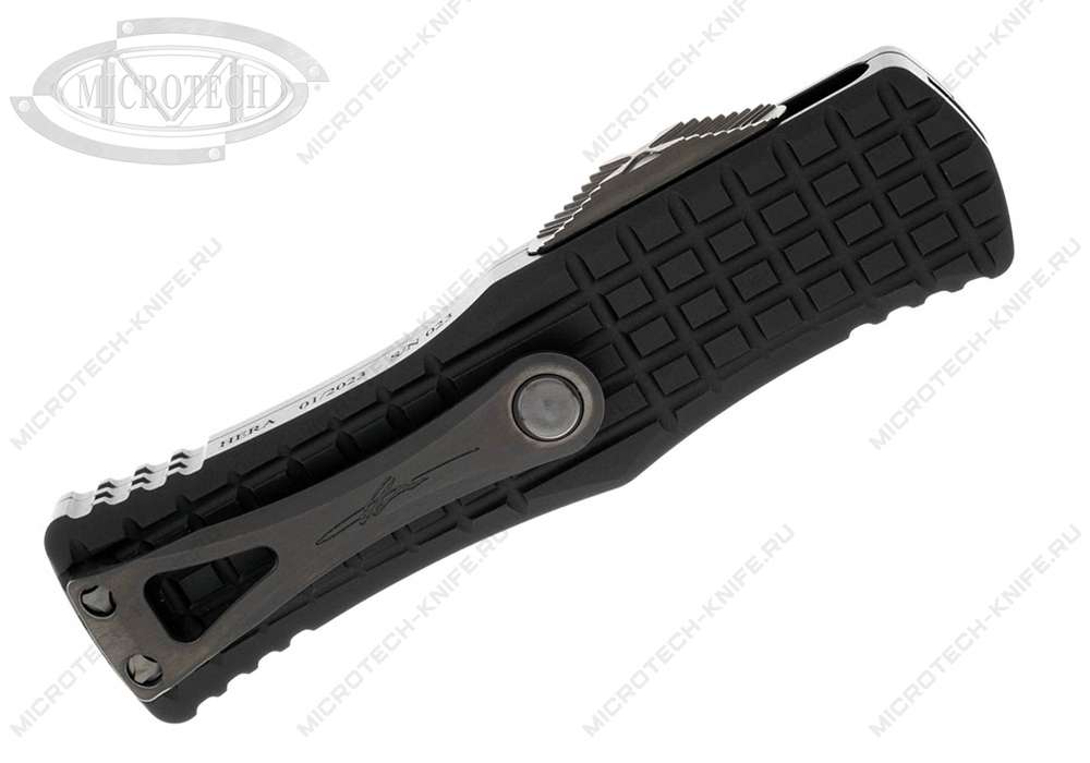 Нож Microtech Hera 703-1DLCTFRSH Shadow Frag Signature