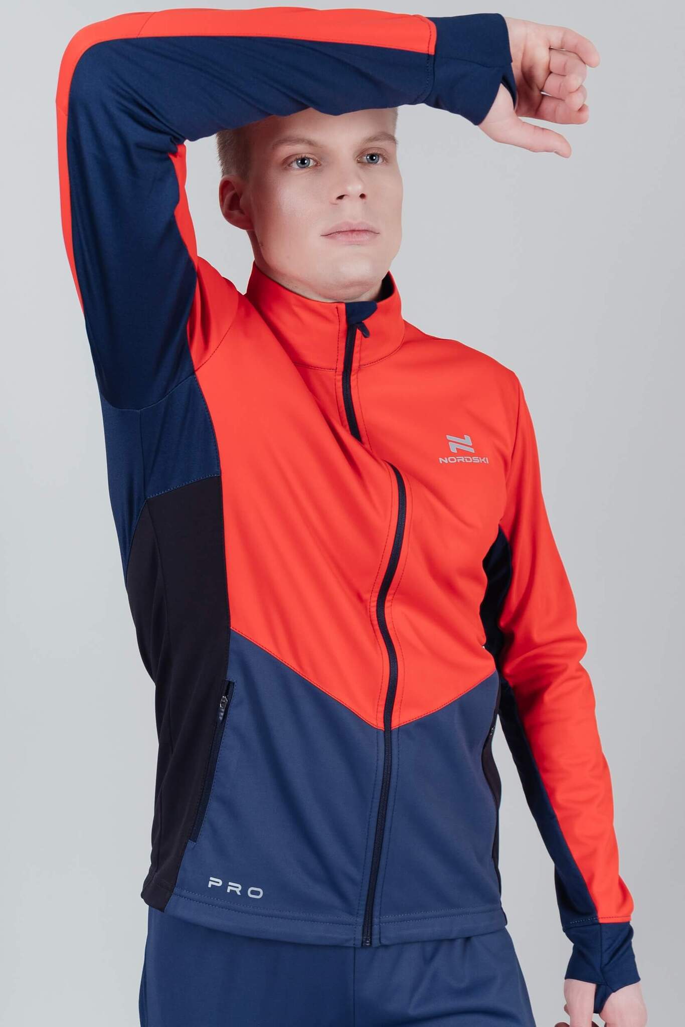 Nordski Pro лыжный костюм мужской синий-красный - 5
