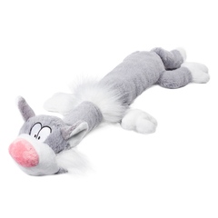 GiGwi игрушка для собак кот с пищалками PLUSH FRIENDZ 63см