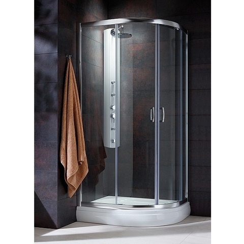 Radaway Premium Plus 30493-01-01N Душевой уголок с раздвижными дверьми 120х90х190 см
