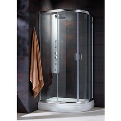 Radaway Premium Plus 30493-01-01N Душевой уголок с раздвижными дверьми 120х90х190 см фото
