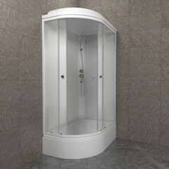 Душевая Кабина Triton Коралл-Лайт 120*80 В Правая