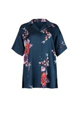 Пижамная рубашка с коротким рукавом LISCA AMARYLLIS 023447 | Сине-зеленый