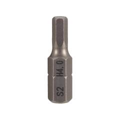 Бита шестигранная HEX 4,0 х25мм S2 1шт SGS 6325-H4.0
