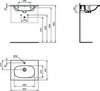 Ideal Standard Tesi T3510V3 Раковина подвесная, 62,5х45