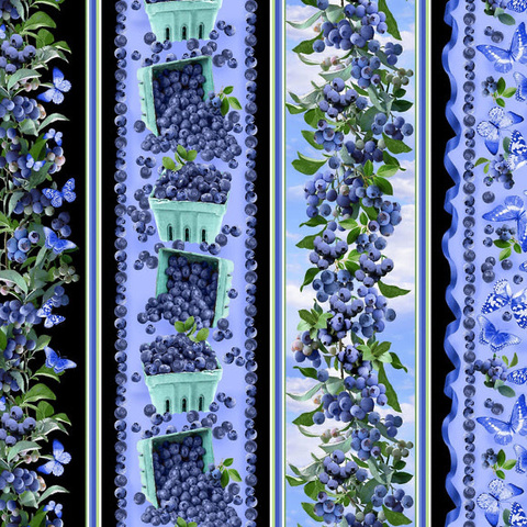 Американский хлопок Benartex Blueberry Hill