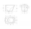 BelBagno Ardente-R BB520CH-TOR Чаша унитаза подвесного безободкового, с системой смыва "Торнадо", цвет: белый