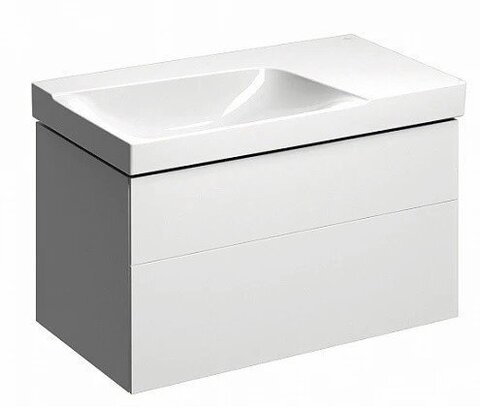 Geberit Xeno2 500.515.01.1 Тумба под раковину, 88x53x46.2см, Белый / Высокоглянцевое покрытие