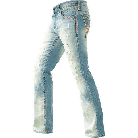 Affliction | Джинсы мужские Ace Apex Midland 110SS24 левый бок