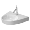 Duravit 858340000 Полупьедестал для раковины 195х175 мм (для 232365, 232360, 232355) цвет белый