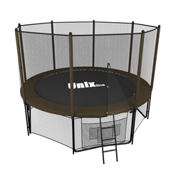 Батут UNIX line Black&Brown 10 ft (outside)