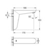 GROHE Euroeco Cosmopolitan E 36274000 Смеситель встраиваемый сенсорный, батарейка