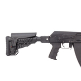 Складной приклад на АК-74, DLG Tactical черный