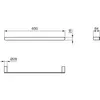 Ideal Standard Conca T4499AA Полотенцедержатель 60 см, округлый дизайн