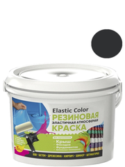 Краска резиновая эластичная атмосферная Elastic Color RAL9004 черная