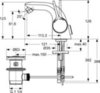 Ideal Standard Melange A4268AA Смеситель для биде однорычажный с донным клапаном