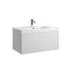 Sancos SNR1.080W Тумба подвесная SANCOS Snob R 1.0 790х445х406, c одним ящиком оснащенным доводчиками, Bianco , арт.SNR1.080W