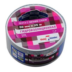 50*50TPL (TPL550S) Клейкая лента сантех. армированная TPL 50мм х 50м серая (инд/уп) Klebebander арт.3026/36/6---