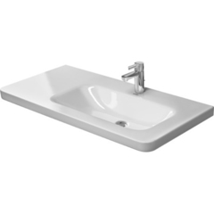 Duravit DuraStyle 2326100044 Раковина для мебели ассиметричная,без перелива, с 3 отв. под смес., раковина справа, 1000x480мм, цвет: Белый фото
