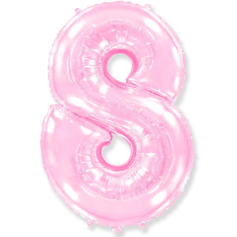 Цифра "8" розовый