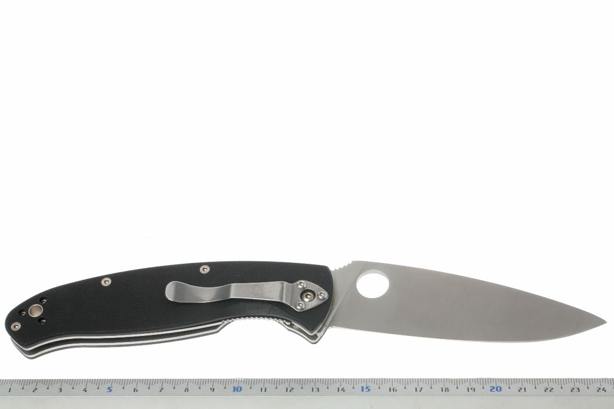 Складной нож Spyderco Resilience™, сталь 8Cr13MOV, рукоять G-10, чёрный