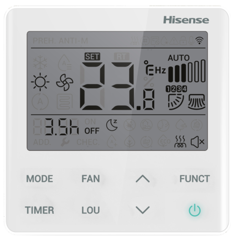 Пульт управления Hisense YXE-E01U(Е) проводной