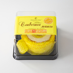 Торт-рулет " Сливочное манго" 100 г