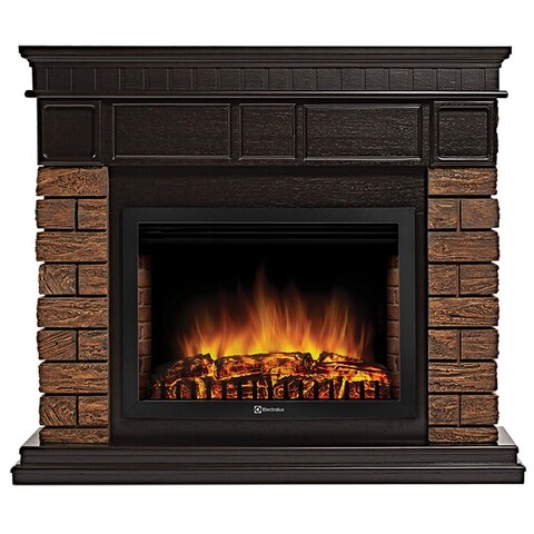 Портал Electrolux Bricks Wood 25 камень коричневый шпон темный дуб