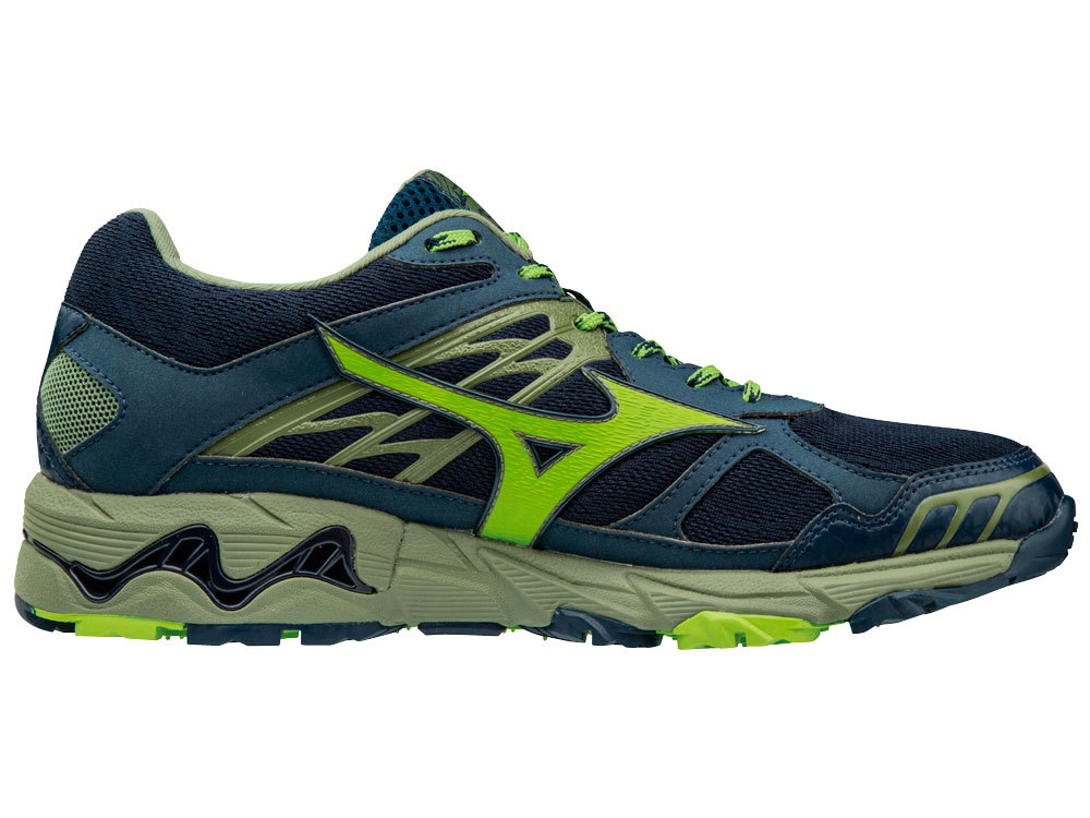 Беговые кроссовки мужские Mizuno Wave Mujin 4 GoreTex синие
