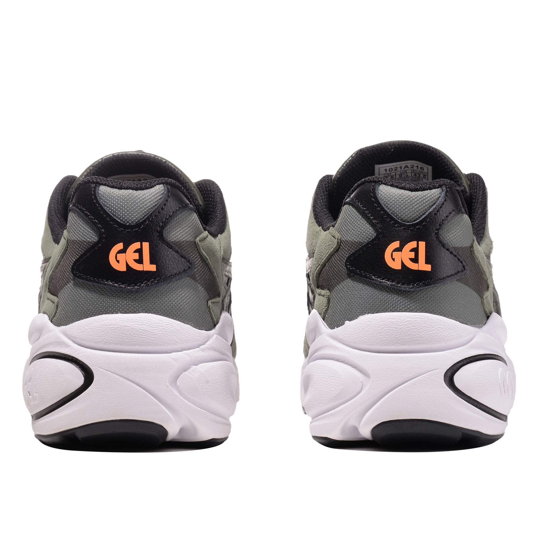 Asics Gel Bnd кроссовки прогулочные мужские черные-оливковые - 3
