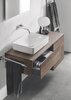 Geberit VariForm 501.189.00.1 Тумба под раковину, 135x55x51см, белый / лакированный глянцевый, белый / матовый