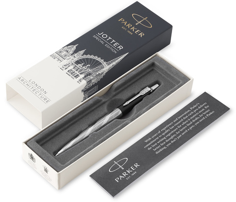 Ручка шариковая Parker Jotter K175 SE London Architecture Postmodern Black  (2025829)