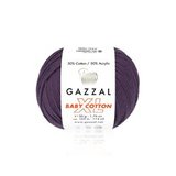 Пряжа Gazzal Baby Cotton XL 3441 сливовый