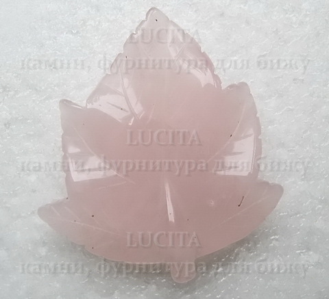 Подвеска Кварц  "Листик" (59-60х49-50х7-8 мм) ()