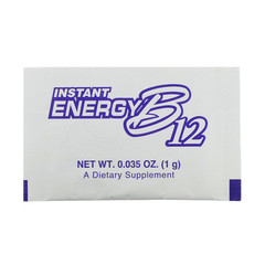 Now Foods, мгновенный прилив энергии B12, 2000 мкг, 75 пакетиков по 1 г