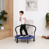 Батут с поручнем DFC JUMPFIT 36'' синий фото №12