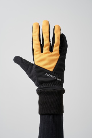 Перчатки лыжные Nordski Motion WS унисекс black-orange