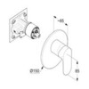 Kludi 327550575 Kludi 327550575 X1 встраиваемый смеситель для душа,хром