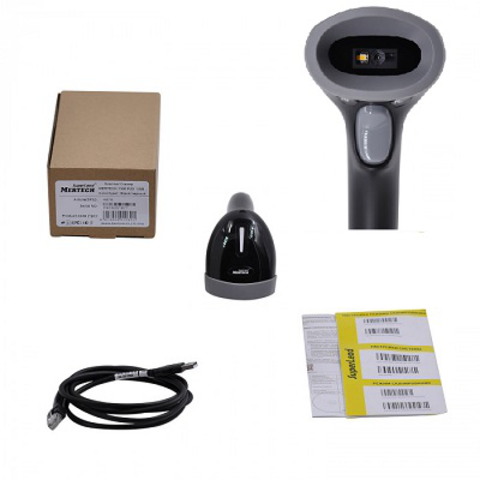 Сканер штрих-кода Mertech 1300 P2D SUPERLEAD USB, Antireflected, кабель 2 м, черный
