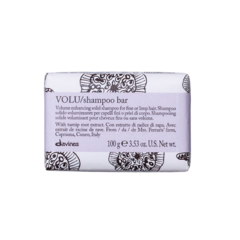 Davines VOLU SHAMPOO BAR 100гр - Твёрдый Шампунь Для Придания Объема Волосам