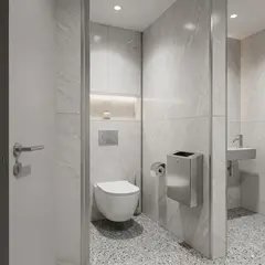 DRIO 587112SS Контейнер для мусора настенный с крышкой фото