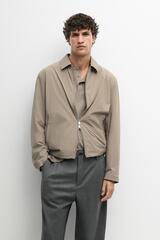 Massimo Dutti Легкая короткая куртка, норка