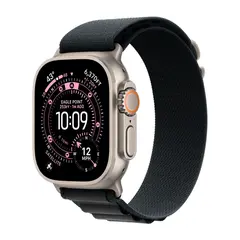 Умные часы Apple Watch Ultra 3 (2025) GPS + Cellular, 49mm, Natural Titanium Case with Black Alpine Loop, S