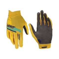 Перчатки кросс Leatt 1.5 GripR золотистые размер M (9)