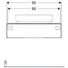 Geberit VariForm 501.166.00.1 Тумба под раковину, 90x23.5x51см, темно-серый / лакированный матовый, темно-серый / матовый