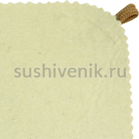 Коврик для бани из войлока (белый) - 8